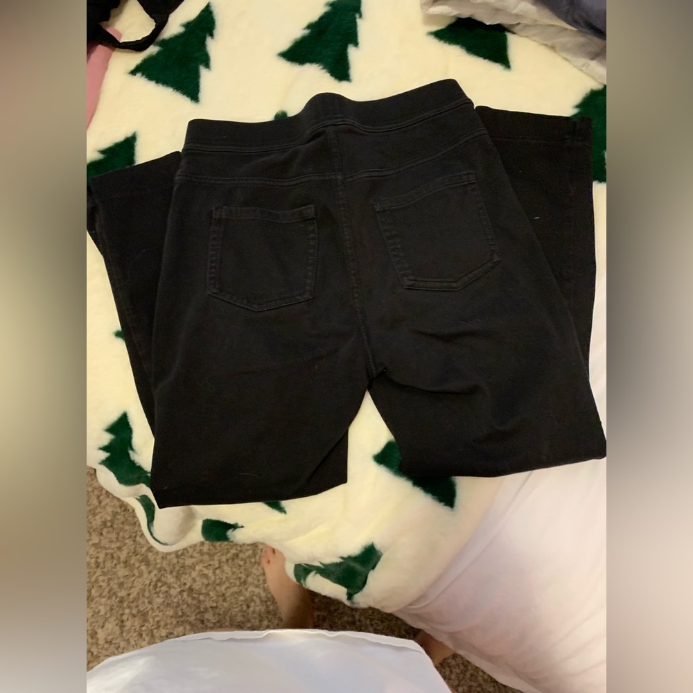 Black legging jeans